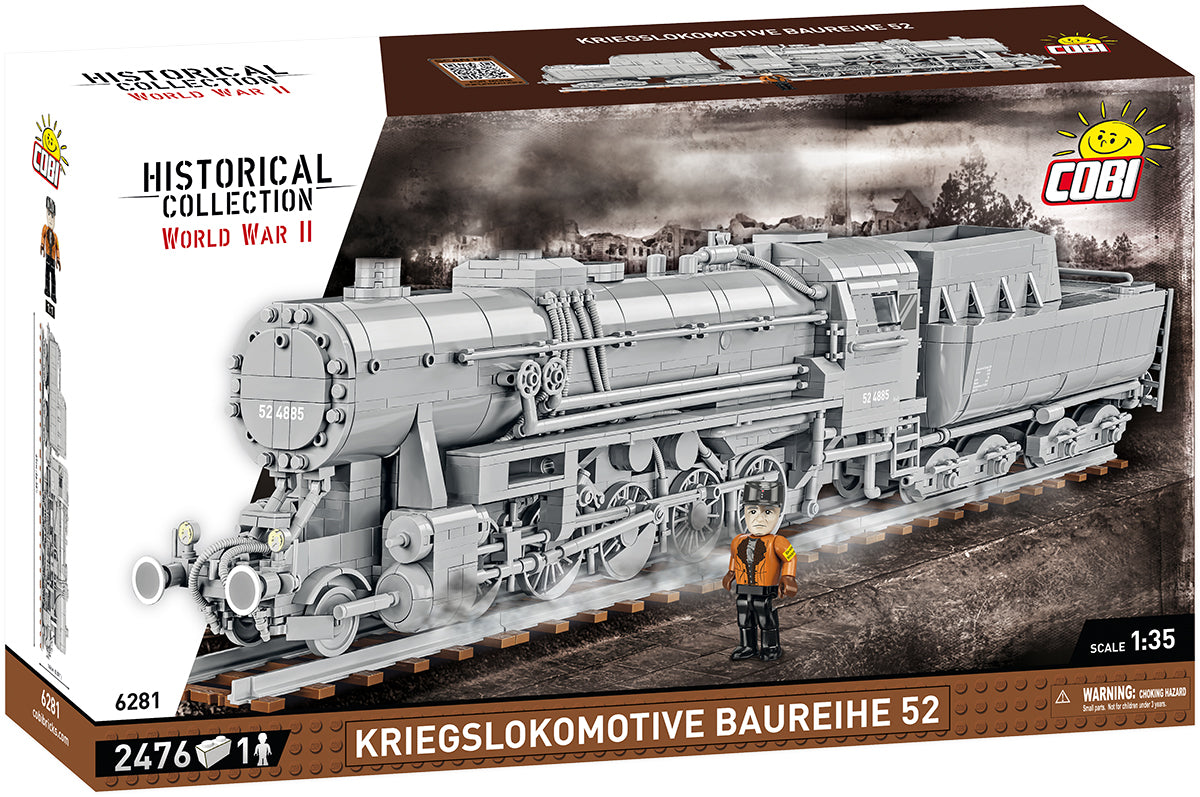 COBI Historical Collectiion Kriegslokomotive Baureihe 52 Steam Locomotive