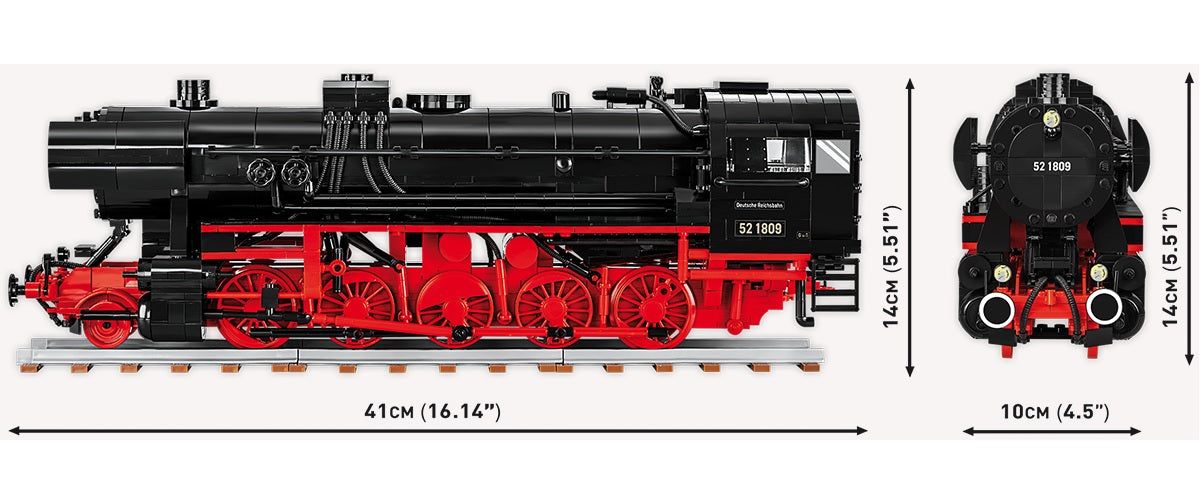 COBI Historical Collection Steam Locomotive DR BR 52/Ty2