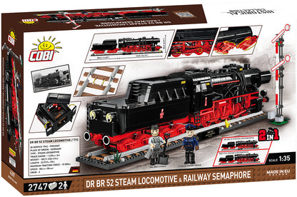 COBI Historical Collection Trains DR BR 52  Steam Locomotive & Railway Sepamhore