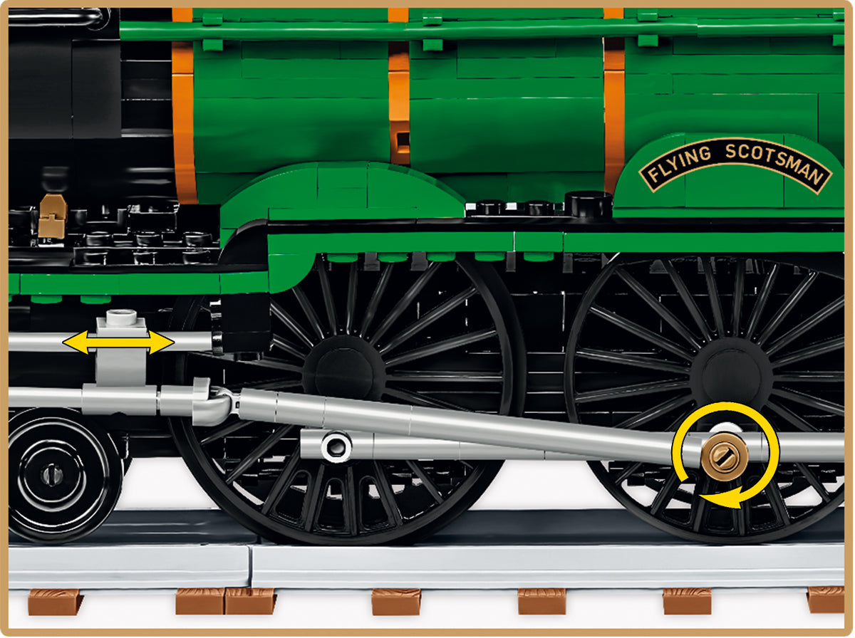 COBI Historical Collection Flying Scotsman British Steam Locomotive 1:35 Scale Building Set