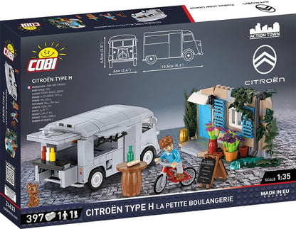 COBI Action Town Citroen Type H (1947-1981) Vehicle Building Set, 397 Pieces