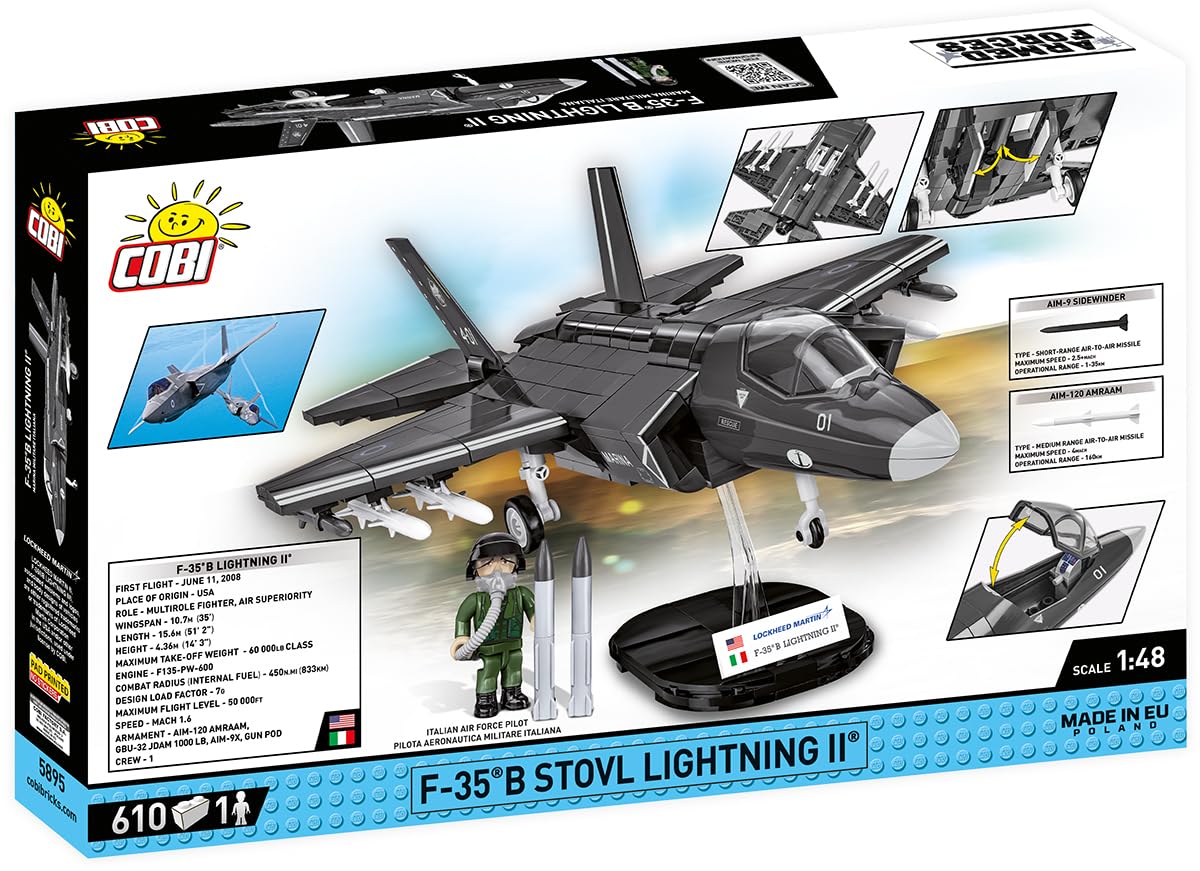 COBI Armed Forces F-35 B LIGHTNING II Aircraft Model