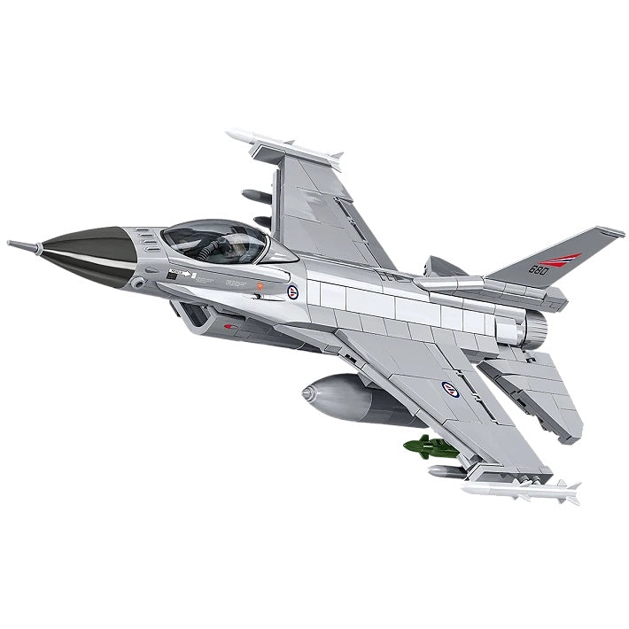 COBI Armed Forces SU-57 Felon Aircraft F-16AM Fighting Falcon Plane Building Set, 495 Pieces