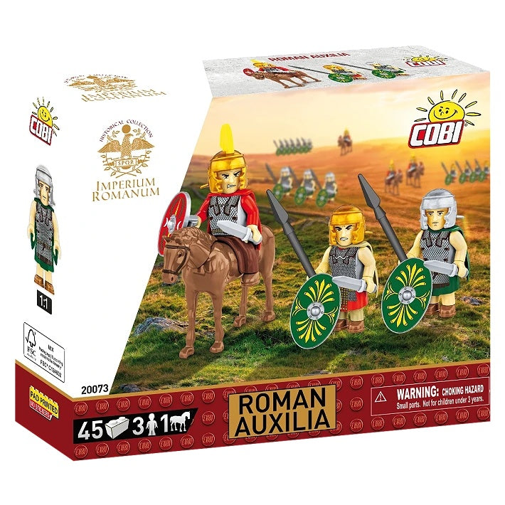 COBI Roman Imperium Collection Roman Auxilia Building Set, 45 Pieces