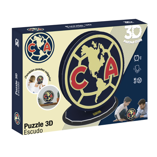 Banbo Toys Soccer Team Crest 3D Puzzle America Mexico