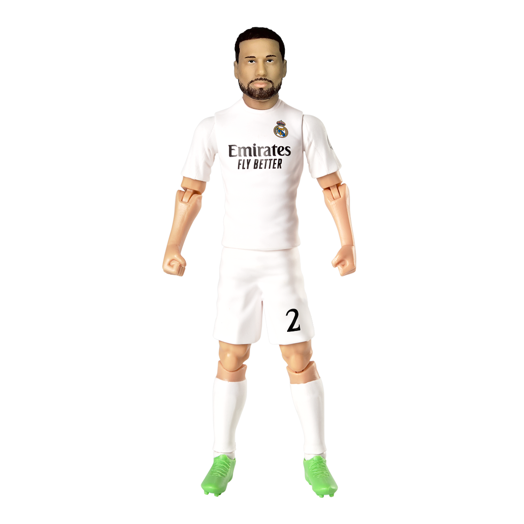 Banbo Toys SOCKERS Real Madrid CF Dani Carvajal 8" Collectible Soccer Action Figure