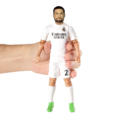 Banbo Toys SOCKERS Real Madrid CF Dani Carvajal 8" Collectible Soccer Action Figure