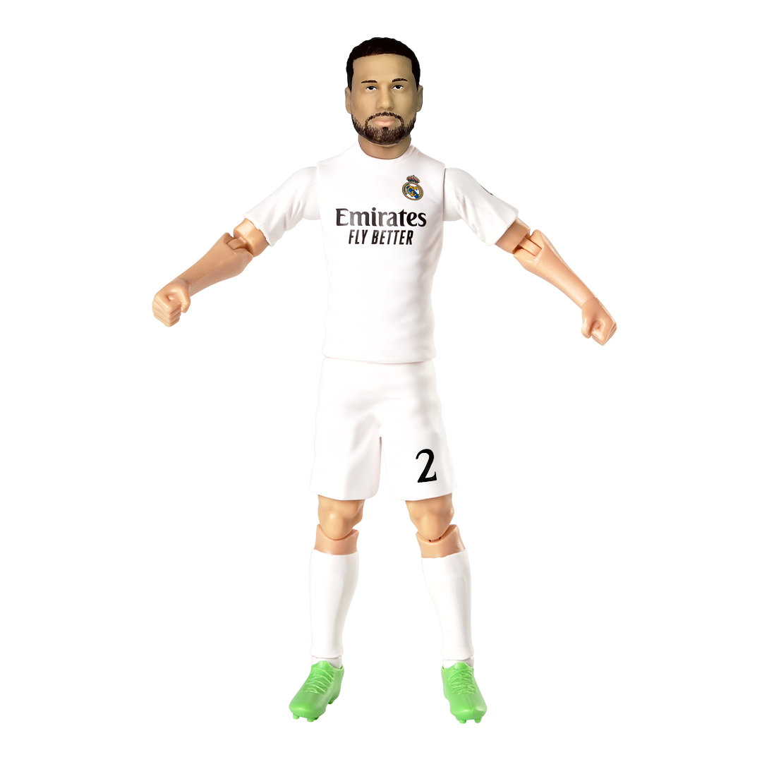 Banbo Toys SOCKERS Real Madrid CF Dani Carvajal 8" Collectible Soccer Action Figure