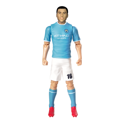 Banbo Toys SOCKERS Manchester City F.C. Rodrigo "Rodri" Hernández Cascante 8" Collectible Soccer Action Figure