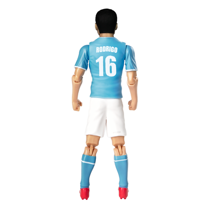 Banbo Toys SOCKERS Manchester City F.C. Rodrigo "Rodri" Hernández Cascante 8" Collectible Soccer Action Figure