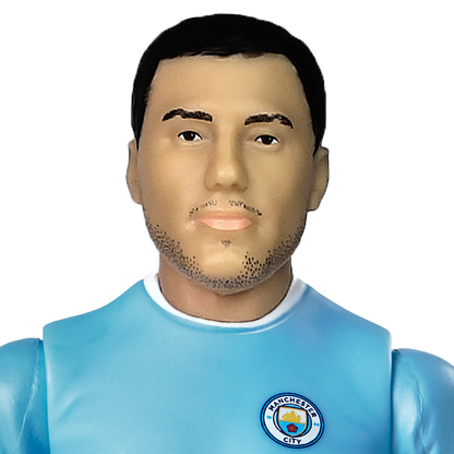 Banbo Toys SOCKERS Manchester City F.C. Rodrigo "Rodri" Hernández Cascante 8" Collectible Soccer Action Figure