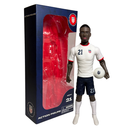 Banbo Toys SOCKERS USMNT Tim Weah 8" Collectible Soccer Action Figure