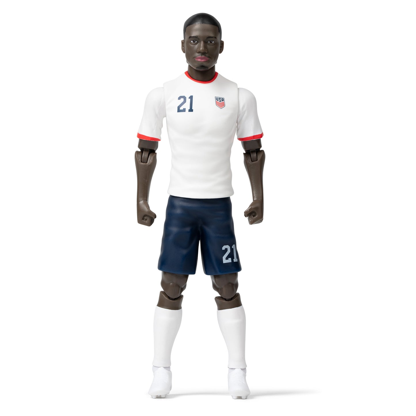 Banbo Toys SOCKERS USMNT Tim Weah 8" Collectible Soccer Action Figure