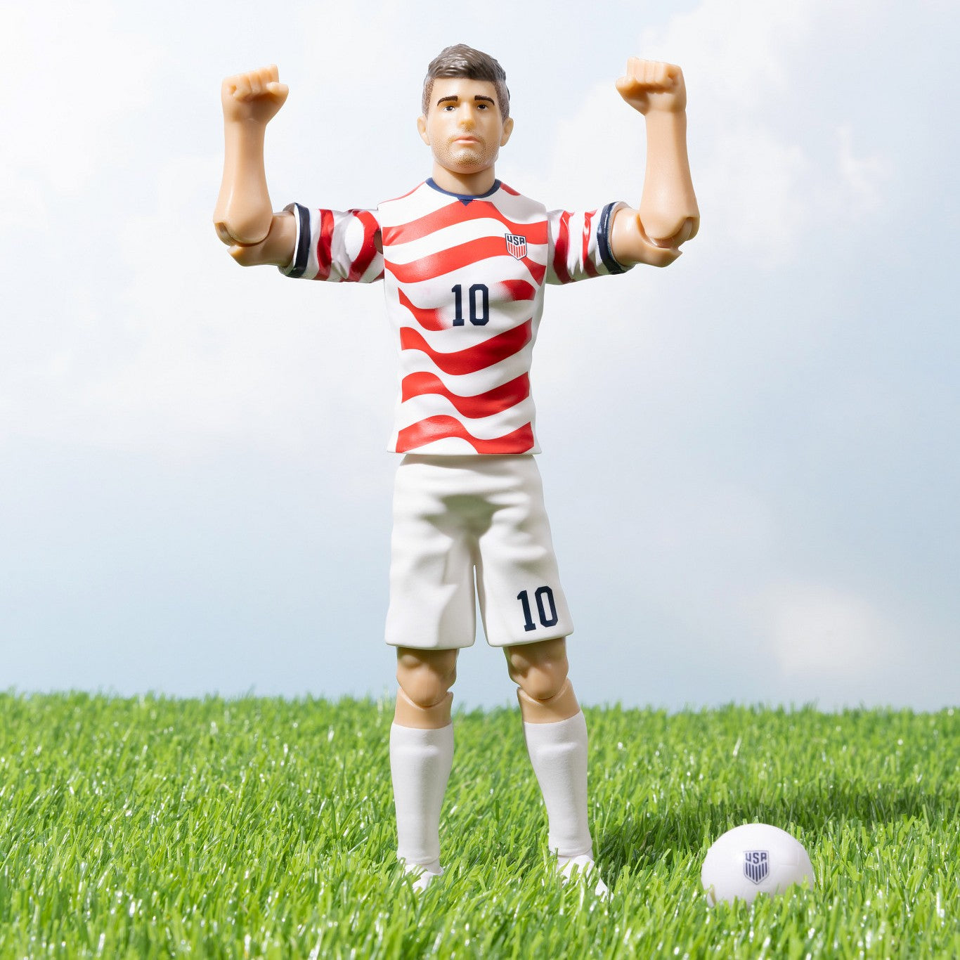 Banbo Toys SOCKERS 2026 USMNT Christian Pulisic Home Jersey 8" Collectible Soccer Action Figure