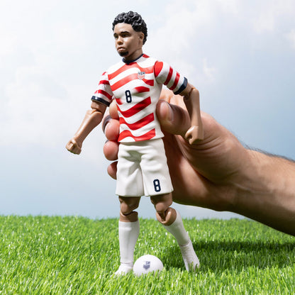 Banbo Toys SOCKERS 2026 USMNT Weston McKennie Home Jersey 8" Collectible Soccer Action Figure