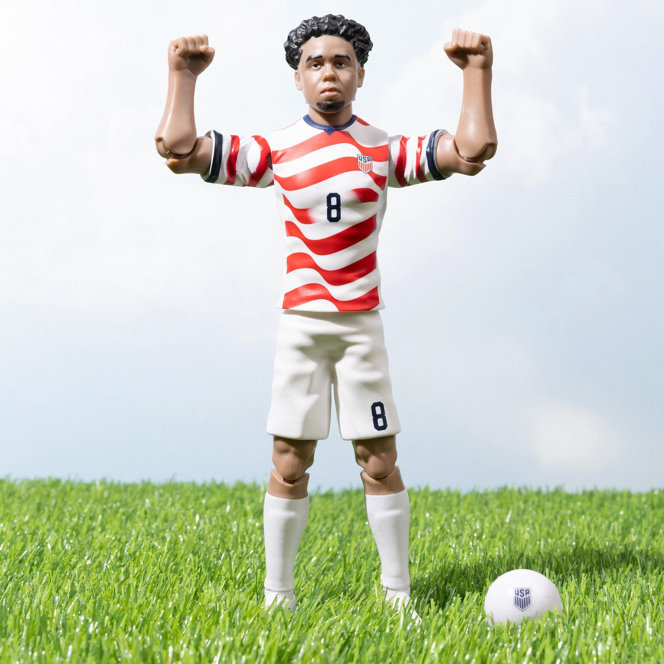Banbo Toys SOCKERS 2026 USMNT Weston McKennie Home Jersey 8" Collectible Soccer Action Figure