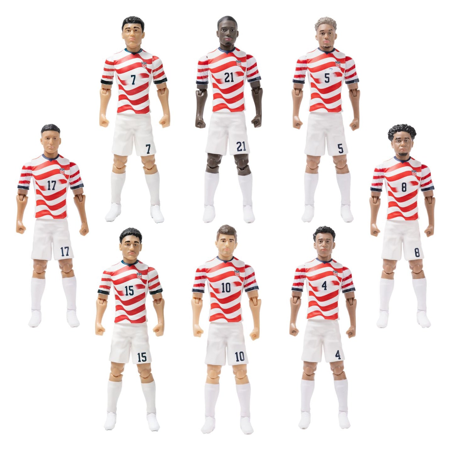 Banbo Toys SOCKERS 2026 USMNT Johnny Cardoso 8" Collectible Soccer Action Figure