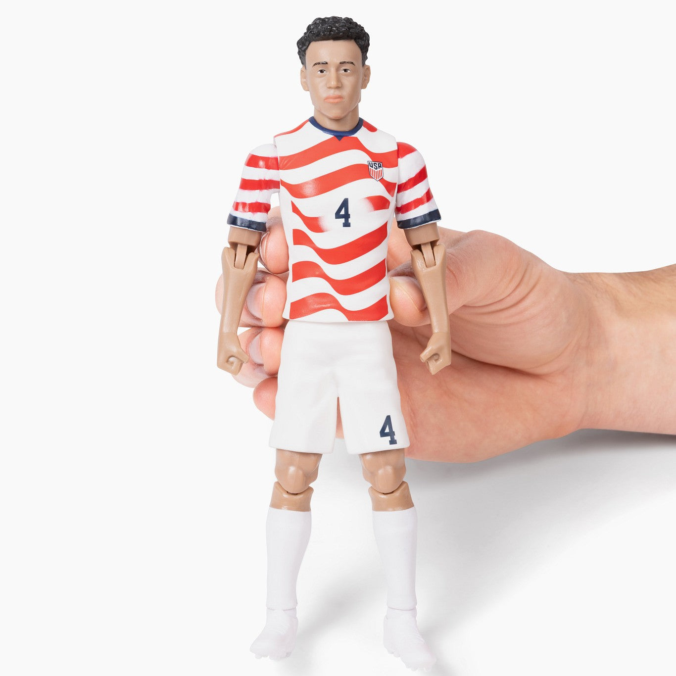 Banbo Toys SOCKERS 2026 USMNT Tyler Adams Home Jersey 8" Collectible Soccer Action Figure