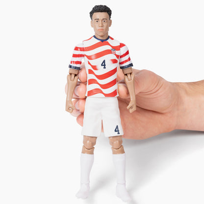 Banbo Toys SOCKERS 2026 USMNT Tyler Adams Home Jersey 8" Collectible Soccer Action Figure