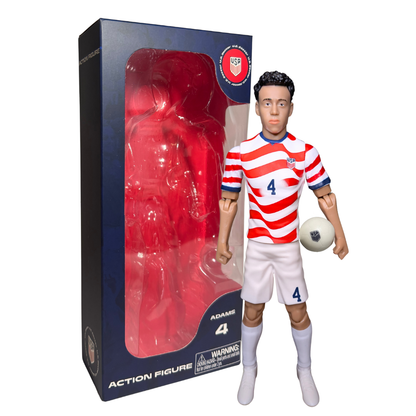 Banbo Toys SOCKERS 2026 USMNT Tyler Adams Home Jersey 8" Collectible Soccer Action Figure