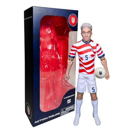 Banbo Toys SOCKERS 2026 USMNT Antonee Robinson Home Jersey 8" Collectible Soccer Action Figure