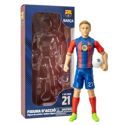 Banbo Toys SOCKERS FC Barcelona Frenkie de Jong 8" Collectible Soccer Action Figure