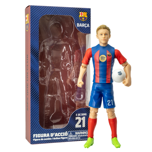 Banbo Toys SOCKERS FC Barcelona Frenkie de Jong 8" Collectible Soccer Action Figure