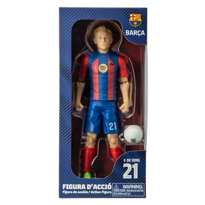 Banbo Toys SOCKERS FC Barcelona Frenkie de Jong 8" Collectible Soccer Action Figure