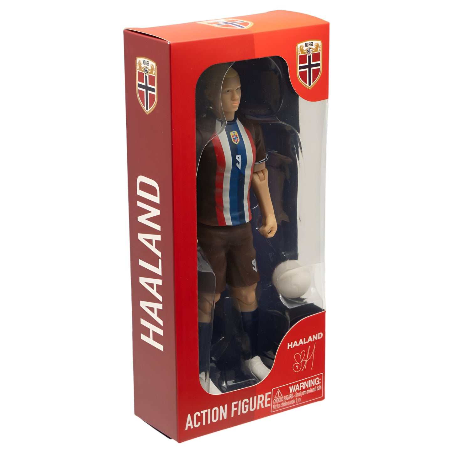 Banbo Toys SOCKERS Norway National Erling Haaland 8" Collectible Soccer Action Figure