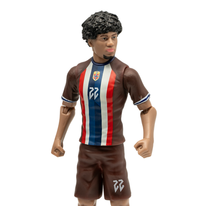 Banbo Toys SOCKERS Norway National Oscar Bobb 8" Collectible Soccer Action Figure
