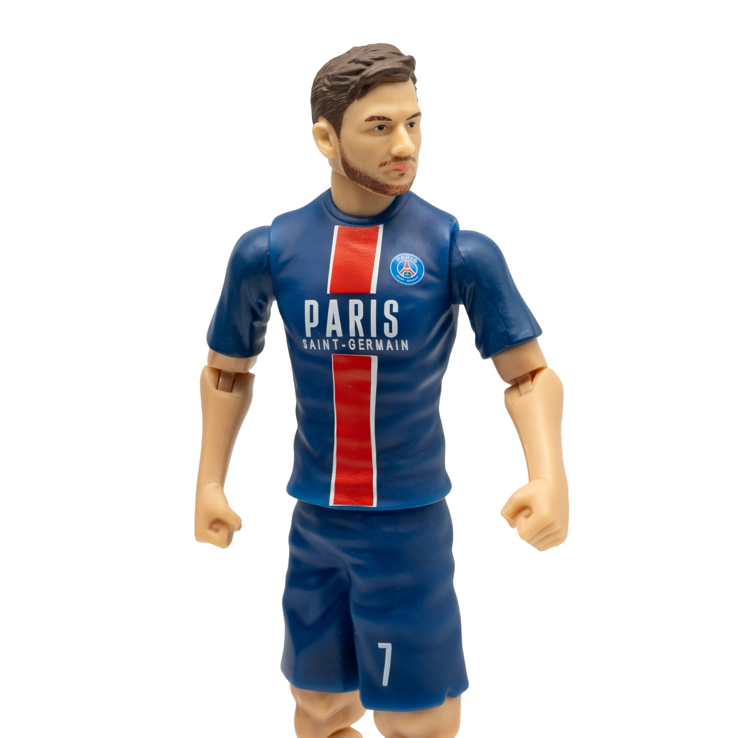Banbo Toys SOCKERS Paris Saint-Germain Khvicha Kvaratskhelia 8" Collectible Soccer Action Figure