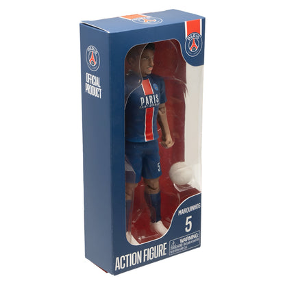 Banbo Toys SOCKERS Paris Saint-Germain Marcos "Marquinhos" Aoas Correa 8" Collectible Soccer Action Figure