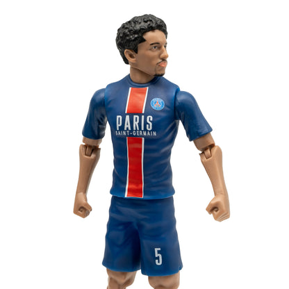 Banbo Toys SOCKERS Paris Saint-Germain Marcos "Marquinhos" Aoas Correa 8" Collectible Soccer Action Figure