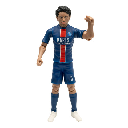 Banbo Toys SOCKERS Paris Saint-Germain Marcos "Marquinhos" Aoas Correa 8" Collectible Soccer Action Figure