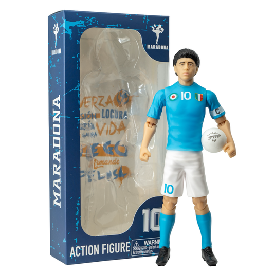 Banbo Toys SOCKERS Napoli Diego Maradona 8" Collectible Soccer Action Figure