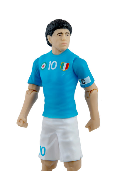 Banbo Toys SOCKERS Napoli Diego Maradona 8" Collectible Soccer Action Figure