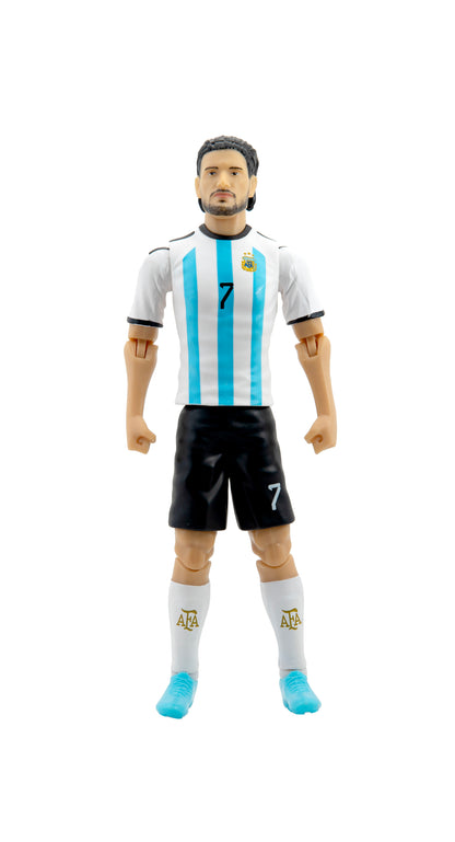 Banbo Toys SOCKERS Argentina National Rodrigo De Paul 8" Collectible Soccer Action Figure