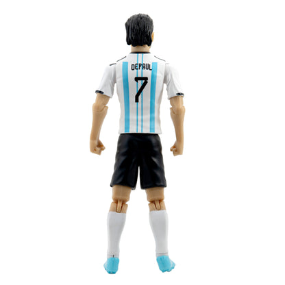 Banbo Toys SOCKERS Argentina National Rodrigo De Paul 8" Collectible Soccer Action Figure