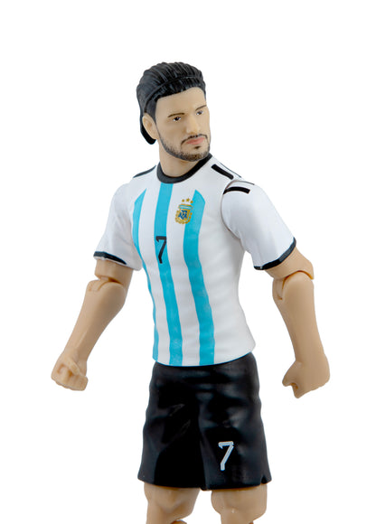 Banbo Toys SOCKERS Argentina National Rodrigo De Paul 8" Collectible Soccer Action Figure