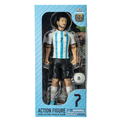 Banbo Toys SOCKERS Argentina National Rodrigo De Paul 8" Collectible Soccer Action Figure