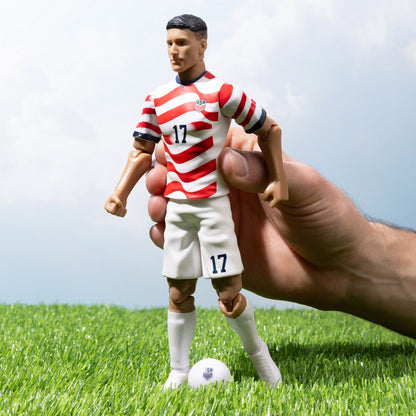 Banbo Toys SOCKERS 2026 USMNT Alejandro Zendejas Home Jersey 8" Collectible Soccer Action Figure