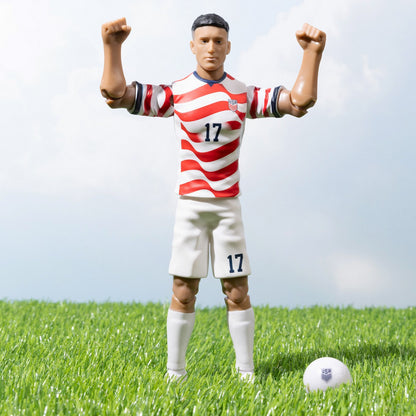 Banbo Toys SOCKERS 2026 USMNT Alejandro Zendejas Home Jersey 8" Collectible Soccer Action Figure