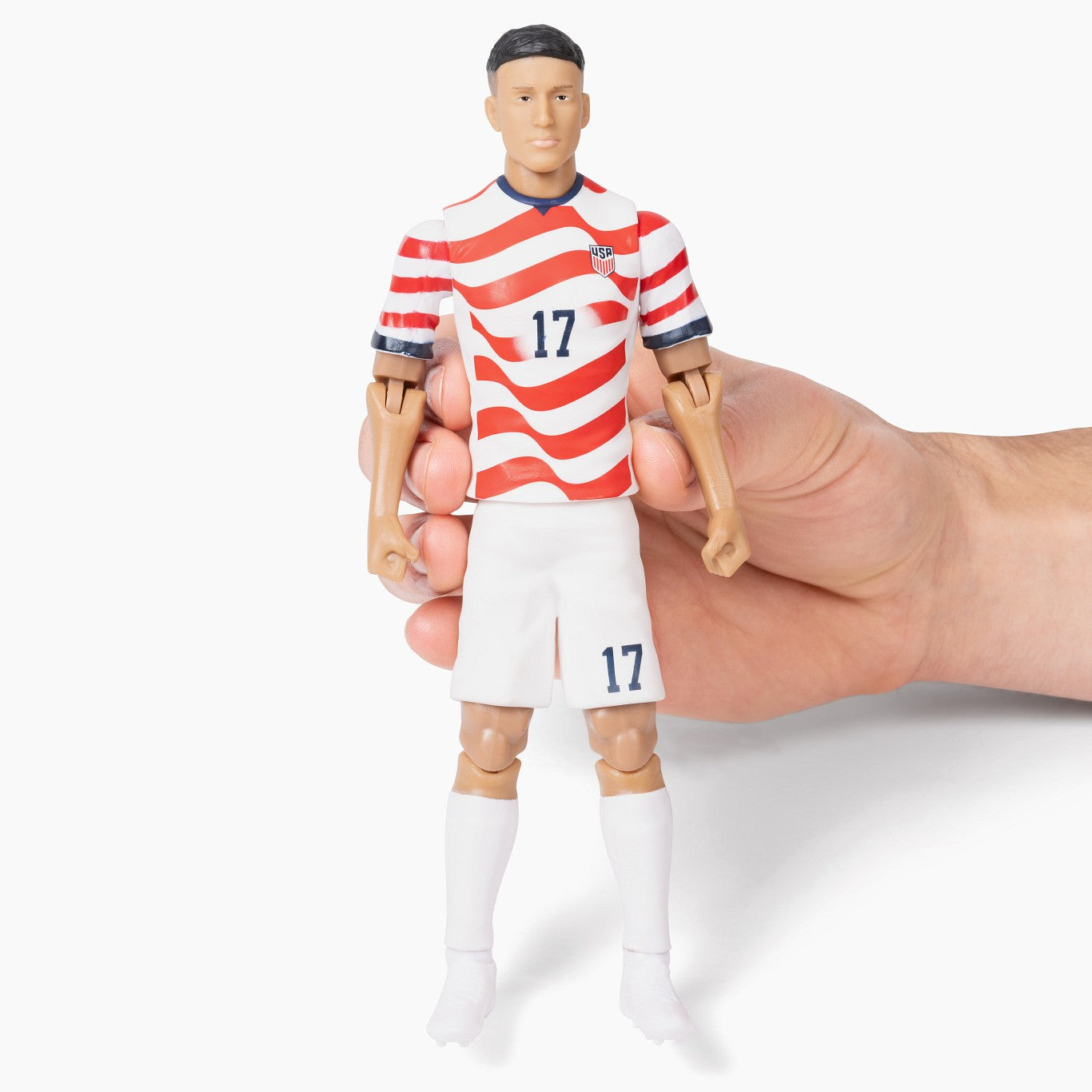 Banbo Toys SOCKERS 2026 USMNT Alejandro Zendejas Home Jersey 8" Collectible Soccer Action Figure