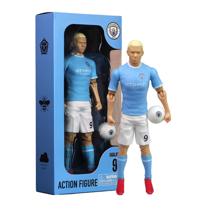 Banbo Toys SOCKERS Manchester City Haaland 8" Collectible Soccer Action Figure