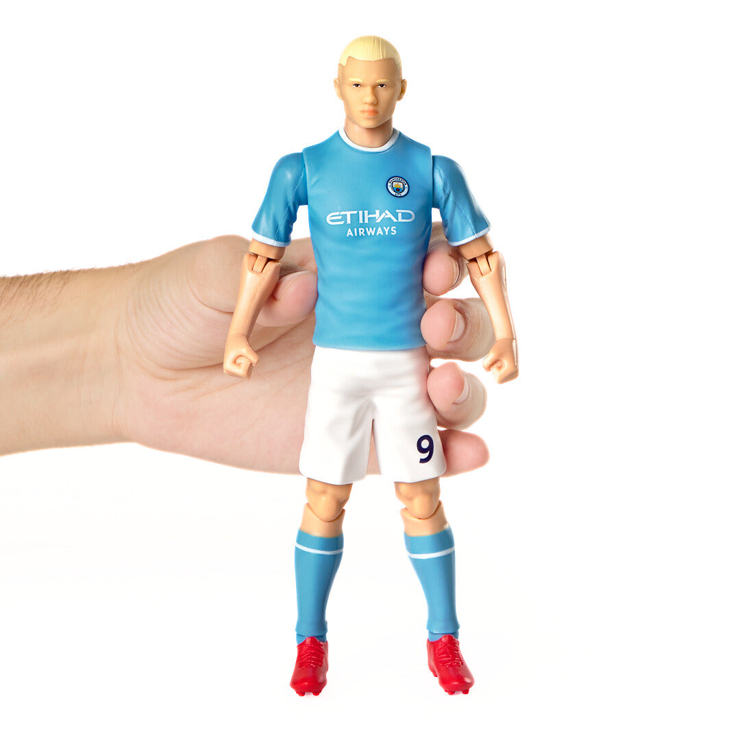 Banbo Toys SOCKERS Manchester City F.C. Erling Haaland 8" Collectible Soccer Action Figure