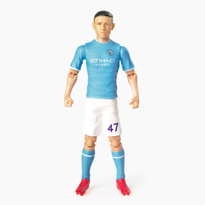 Banbo Toys SOCKERS Manchester City F.C. Phil Foden 8" Collectible Soccer Action Figure