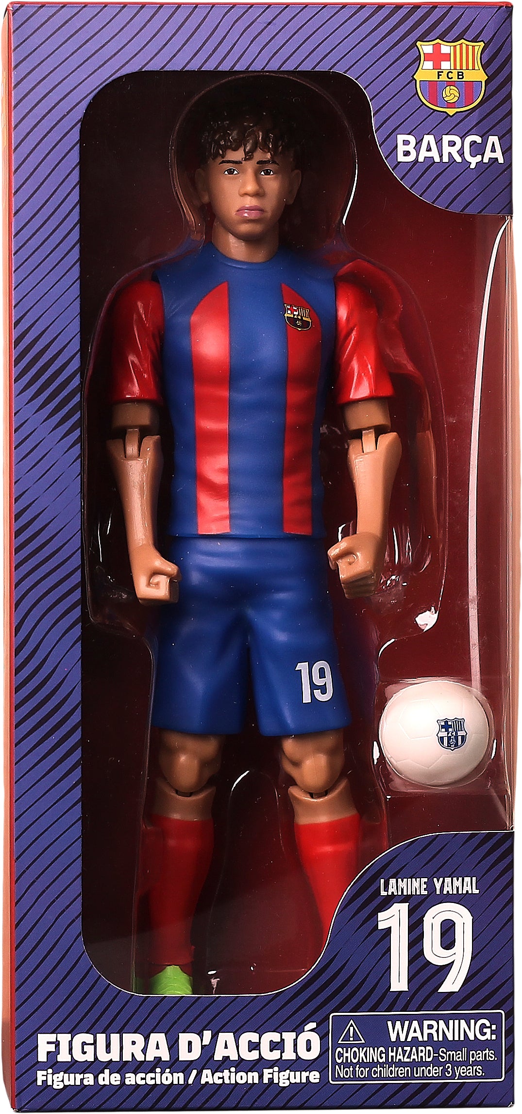 Banbo Toys SOCKERS FC Barcelona Lamine Yamal 8" Collectible Soccer Action Figure