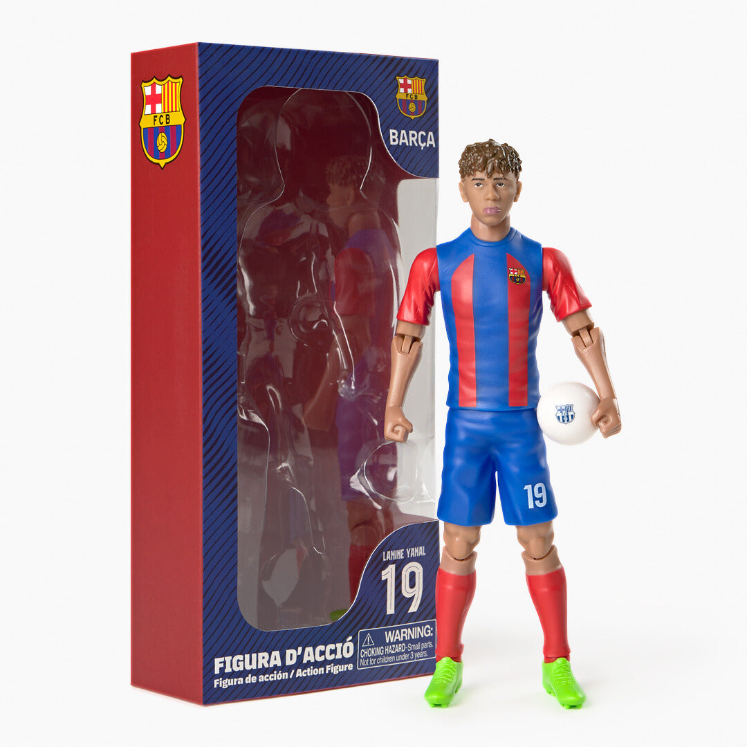 Banbo Toys SOCKERS FC Barcelona Lamine Yamal 8" Collectible Soccer Action Figure