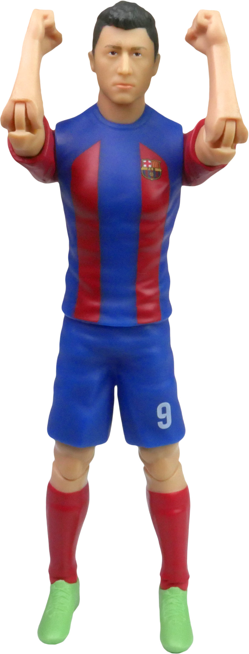 Banbo Toys SOCKERS FC Barcelona Lewandowski 8" Collectible Soccer Action Figure