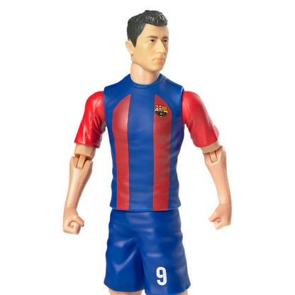 Banbo Toys SOCKERS FC Barcelona Robert Lewandowski 8" Collectible Soccer Action Figure